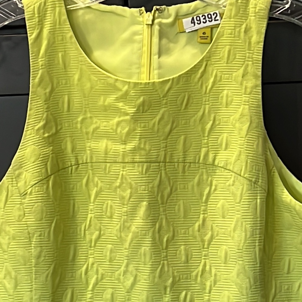 Banana Republic Milly Collection Lime Green Dress. Size 6. Gently worn. - Picture 1 of 16